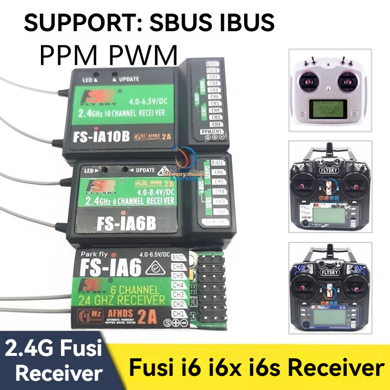 Fpv Drone Receiver - FUSI I6/i6X/i6S Fpv Receiver ใช้งานร่วมกับ RC