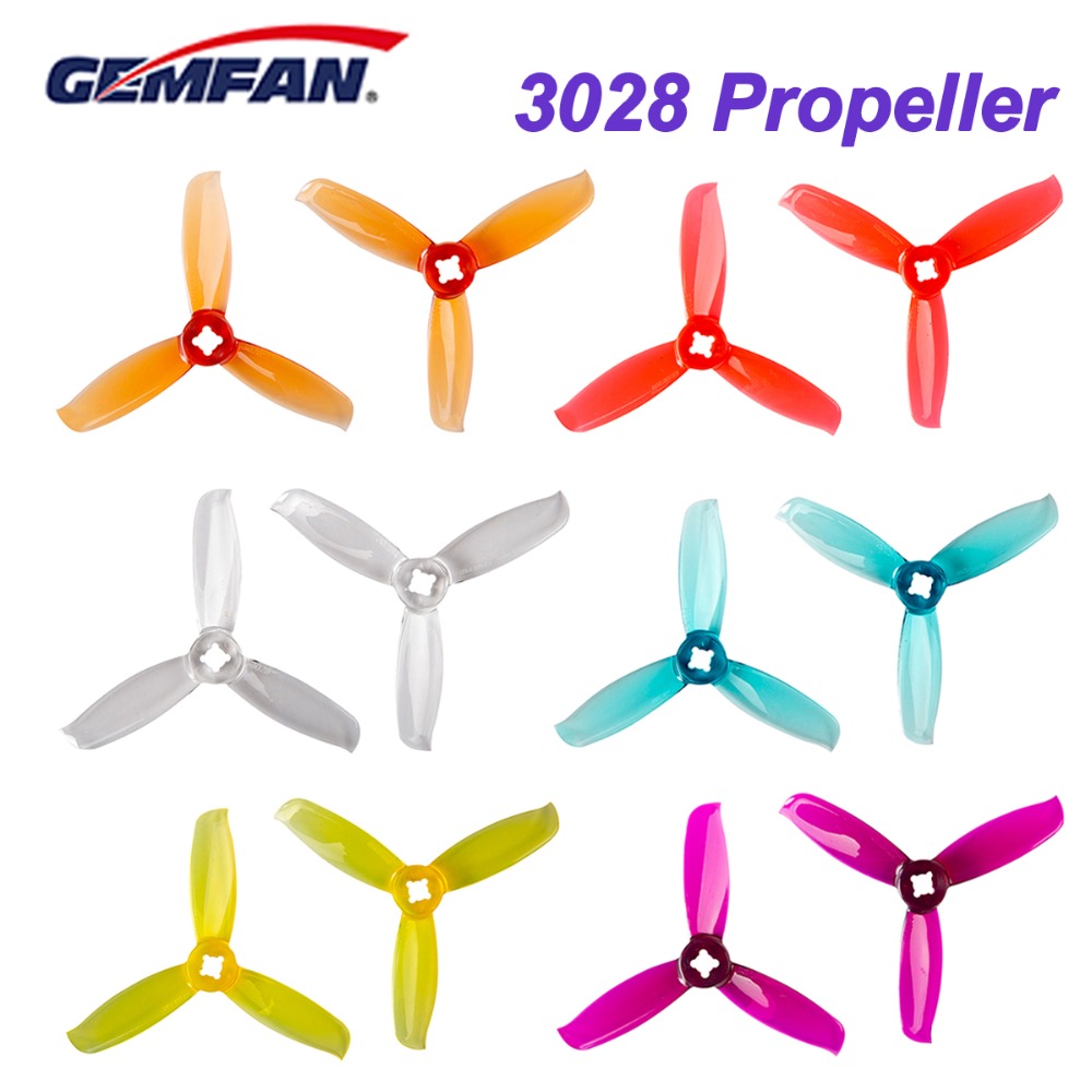 Fpv Drone Propeller - 10คู่/20Pcs Gemfan Windancer 3028ใบพัด3นิ้ว PC 3-Blade