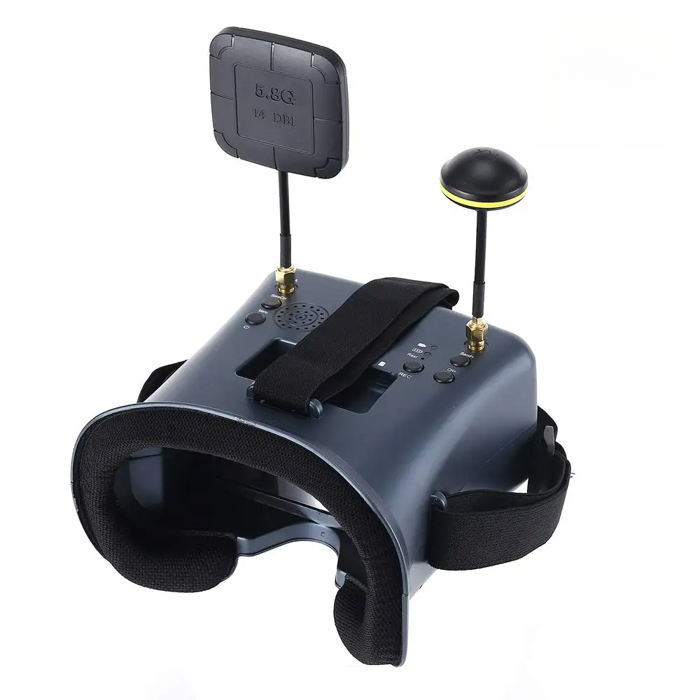 Fpv Drone Goggles - 5.8G 40CH 4.3 นิ้ว 800*480 ชุดหูฟังวิดีโอ
