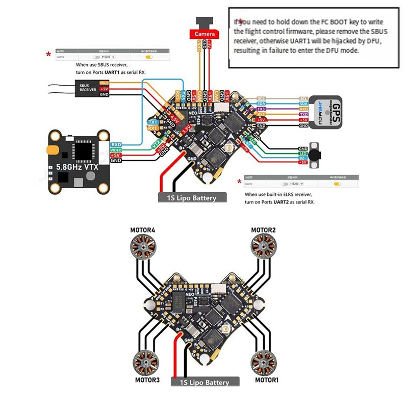 FBIL-F435 NEO 1S AIO ตัวควบคุม - Fpv Drone Esc บทวิจารณ์และราคา