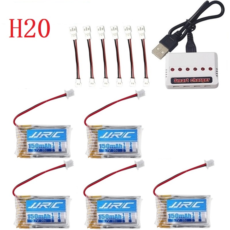 แบตเตอรี่แท้ JJRC H20 3.7V 150 - Fpv Drone Charger บทวิจารณ์และราคา