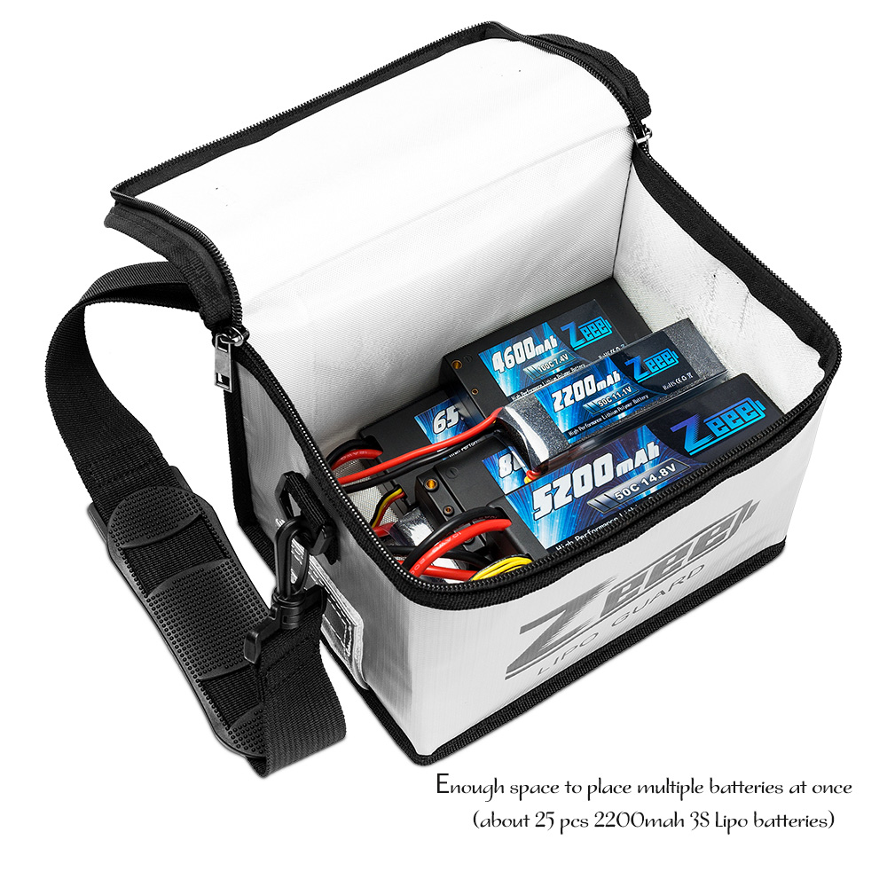 Zeee Lipo แบตเตอรี่ปลอดภัยกระเ - Fpv Drone Bag บทวิจารณ์และราคา