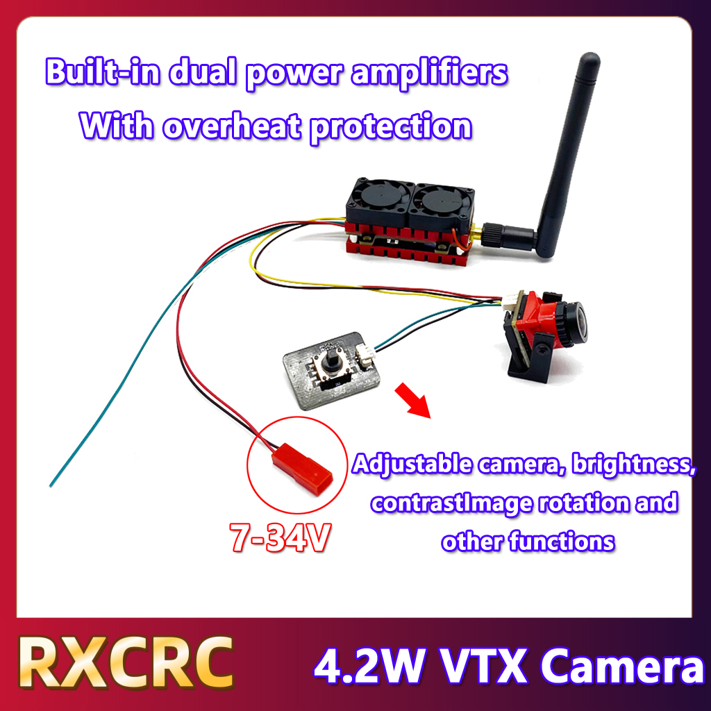 RXCRC 5.8G 48CH 4.2W VTX เครื่ - Fpv Drone Vtx บทวิจารณ์และราคา