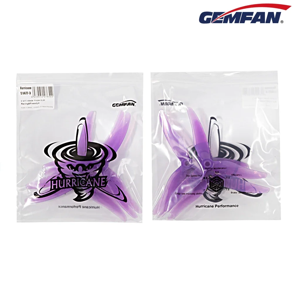 ใบพัด Gemfan JB Hurricane 5147 - Fpv Drone Propeller บทวิจารณ์และราคา