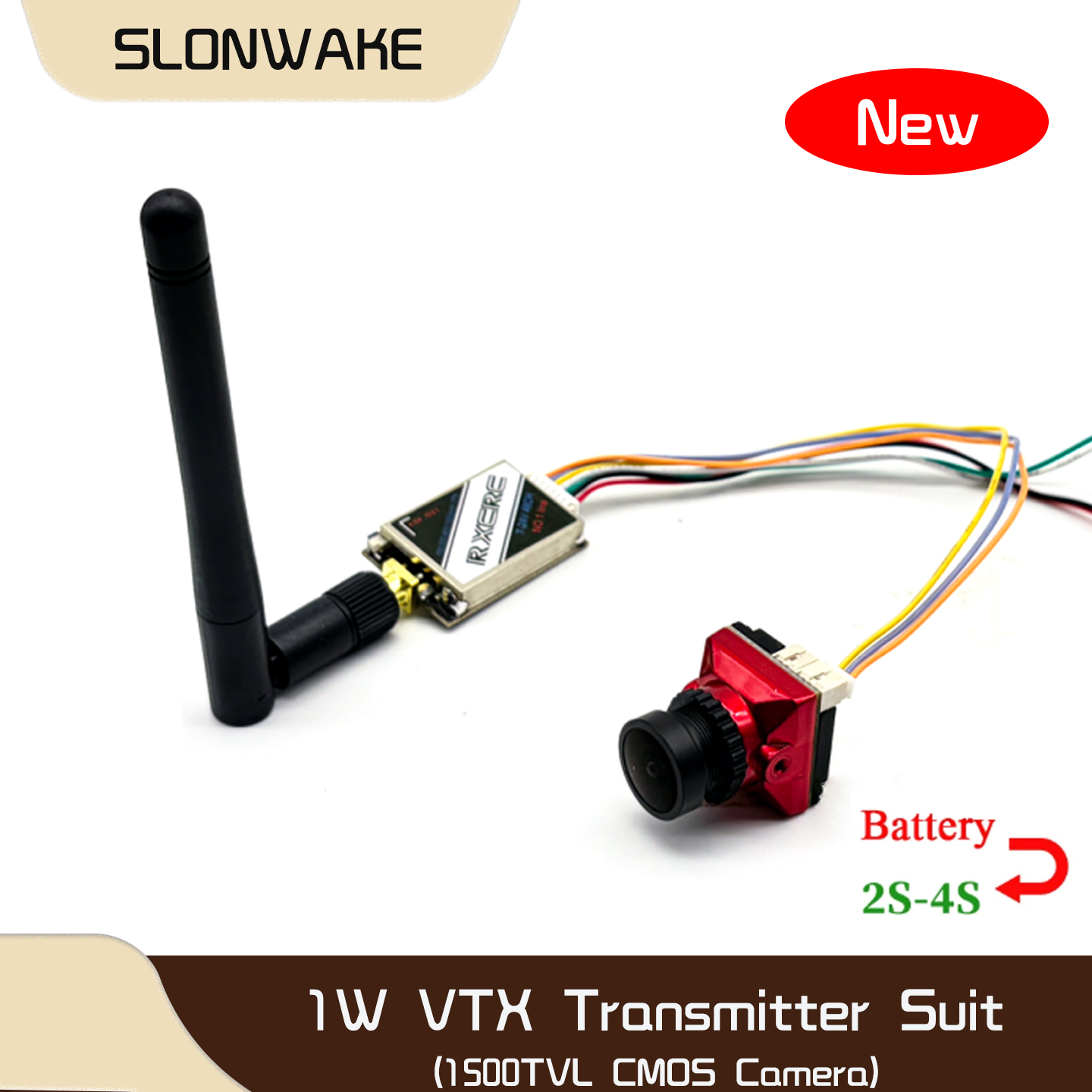 SLONWAKE 5.8G 48CH 1W VTX 100/ - Fpv Drone Camera บทวิจารณ์และราคา