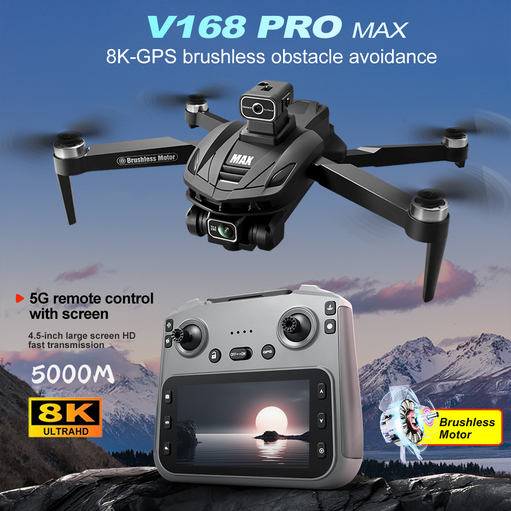 V168 PRO Max GPS Drone 8K Prof - Fpv Drone Charger บทวิจารณ์และราคา