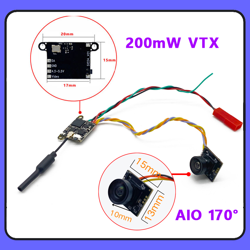 SLONWAKE 5.8G 1200TVL กล้อง FP - Fpv Drone Camera บทวิจารณ์และราคา
