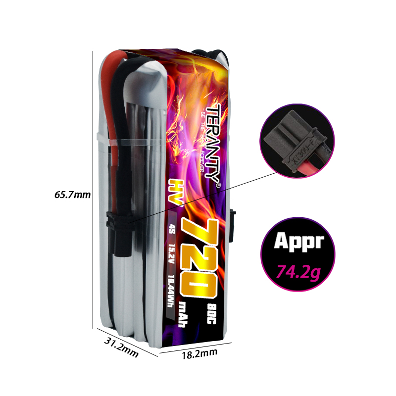 TERANTY 720mAh 4S 15.2V HV แบต - Fpv Drone Kit บทวิจารณ์และราคา