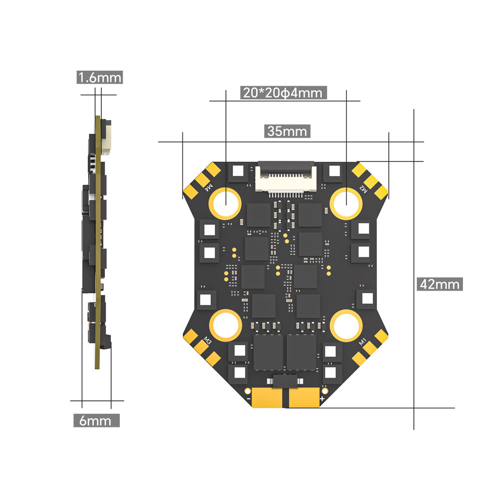 ชุดควบคุมการบิน iFlight Borg F - Fpv Drone Esc บทวิจารณ์และราคา