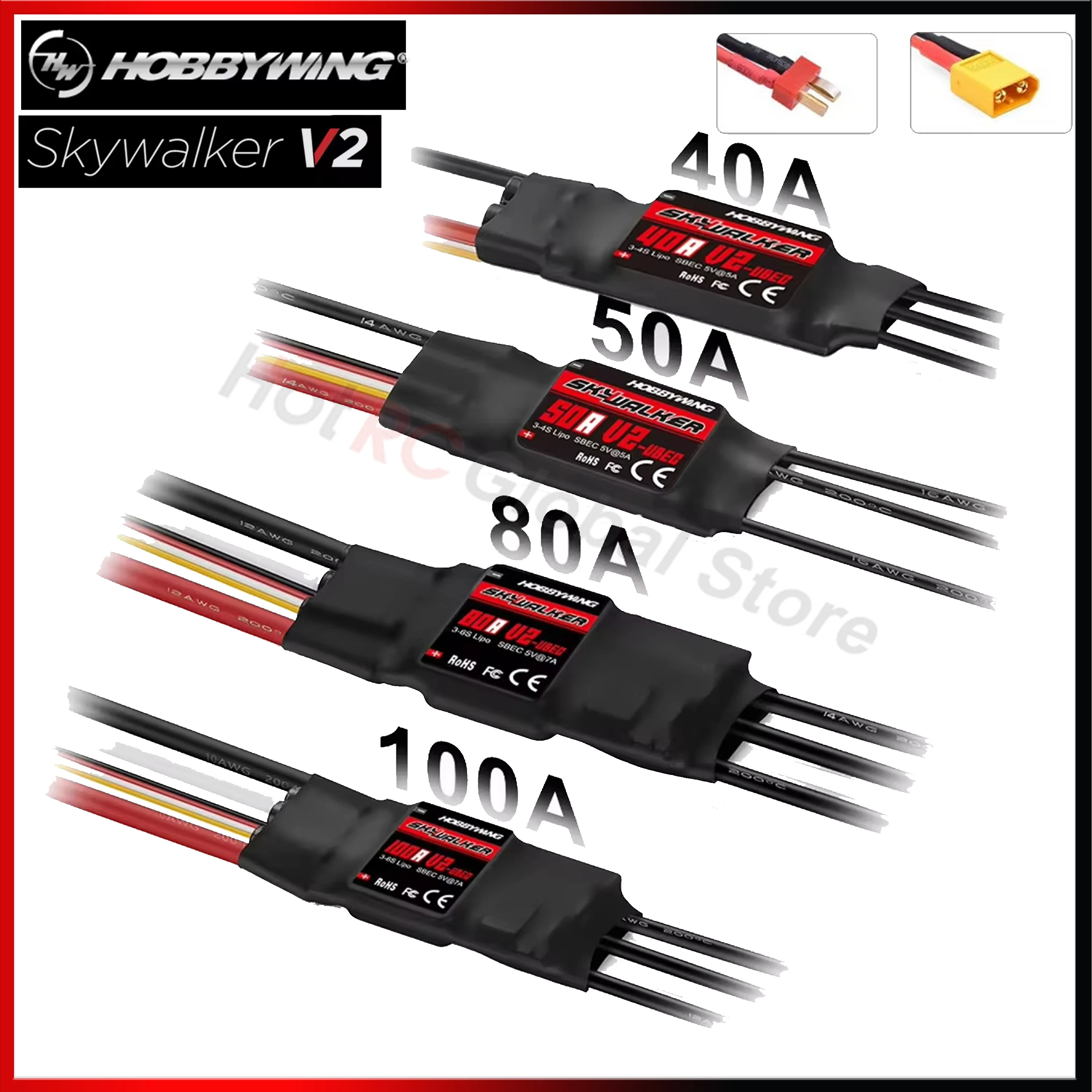Hobbywing Skywalker ชุด V2 50A - Fpv Drone Esc บทวิจารณ์และราคา